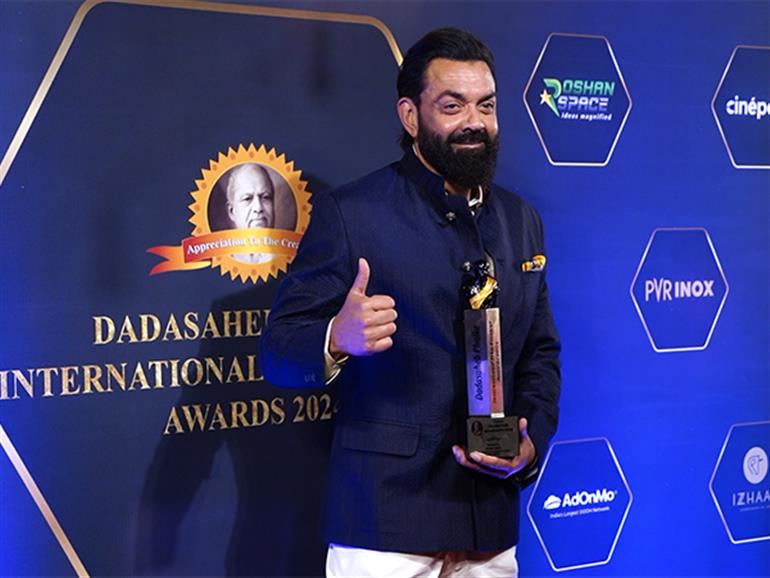 Dadasaheb Phalke Awards 2024 Bobby Deol wins Best Actor in a Negative
