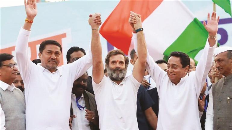 Congress Bharat Jodo Yatra led by Rahul Gandhi enters Madhya Pradesh