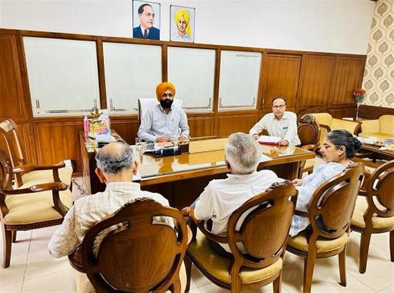 Minister Laljit Bhullar reviews functioning of food processing department