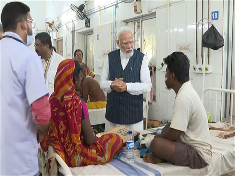 ओडिशा रेल हादसे के दोषियों को बख्शा नहीं जाएगा: PM मोदी Those guilty of Odisha train accident will not be spared: PM Modi