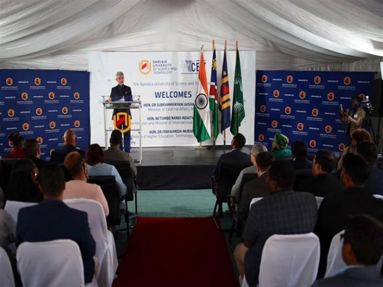 IT Centre at Nambia University outcome of capacity building partnership between India, Namibia: Jaishankar