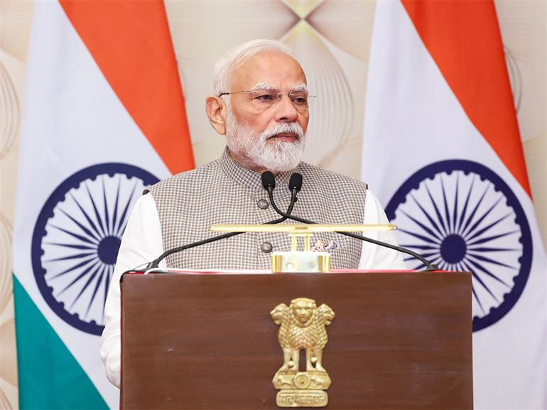 Welcome first phase of President Trump's peace plan: PM Modi