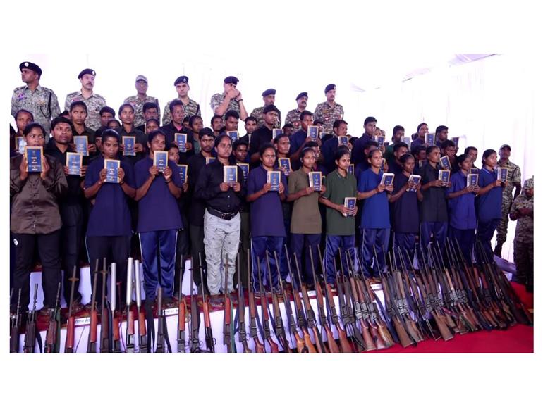 208 Naxalites surrender in Jagdalpur, major breakthrough in Chhattisgarh's anti-LWE drive