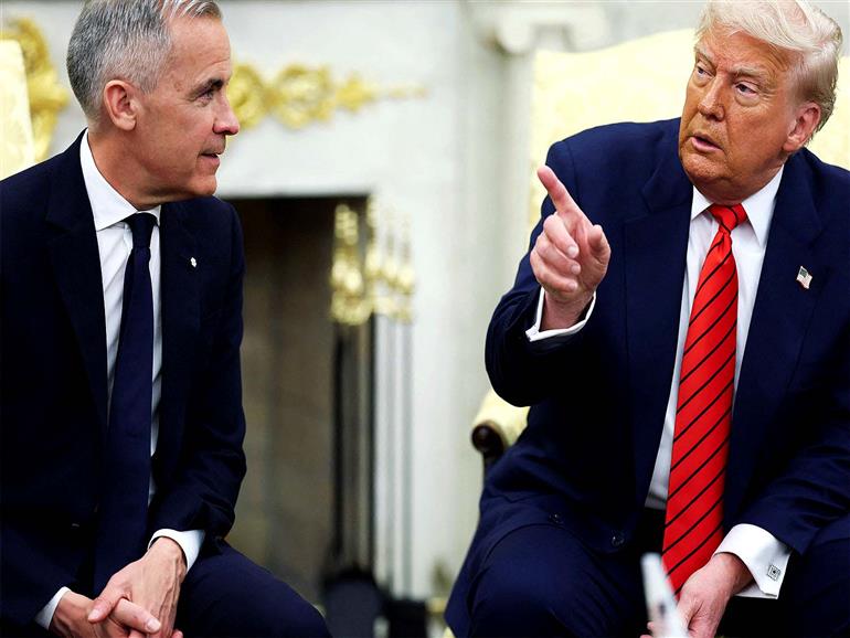 Six Republicans vote to reverse Trump's tariffs on Canada