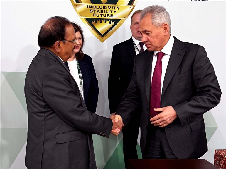 NSA Doval meets Russia's Shoigu in Moscow, reviews defence, energy ties