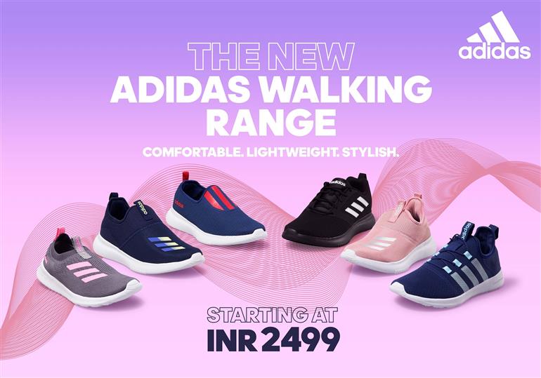 adidas India new range of walking starting INR 2499