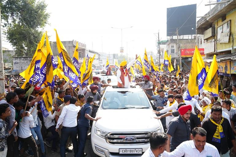 A wave of change is sweeping across Gujarat Bhagwant Mann