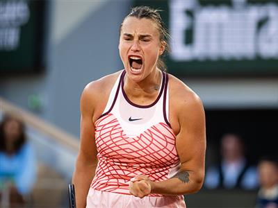 French Open: Aryna Sabalenka holds off Sloane Stephens to make quarterfinals