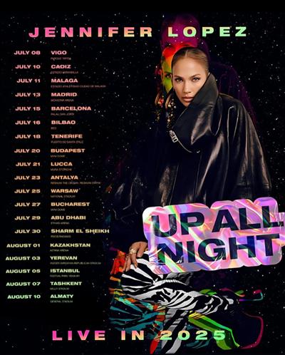 Jennifer Lopez excited about her 2025 live tour