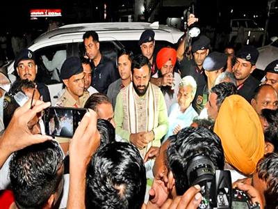 Haryana: CM Nayab Singh Saini meets flood-affected people in Kurukshetra