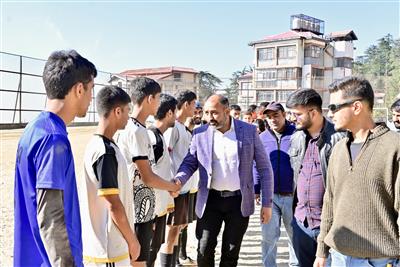 Nanda calls for ground-level work to promote football and sports in Himachal