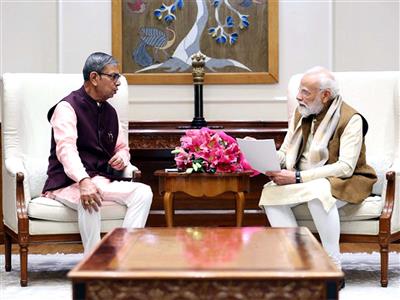 Haryana Governor Ashim Kumar Ghosh meets PM Modi