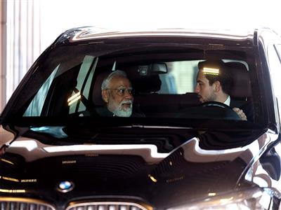 Crown Prince Al Hussein drives PM Modi to Jordan Museum in special gesture during Amman visit