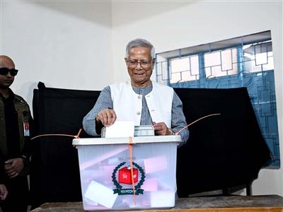 Its birthday of a new Bangladesh, says Chief Advisor Mohammad Yunus after casting his vote