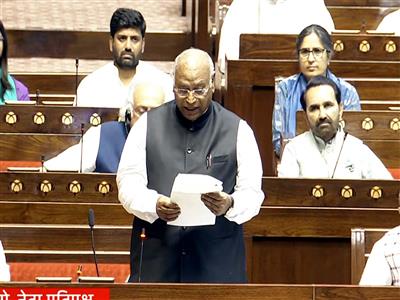 Kharge demands short duration discussion in RS on India's energy security amid West Asia Conflict