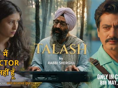 Rabbi Shergill returns to film music with Nawazuddin Siddiqui's latest track 'Talash'