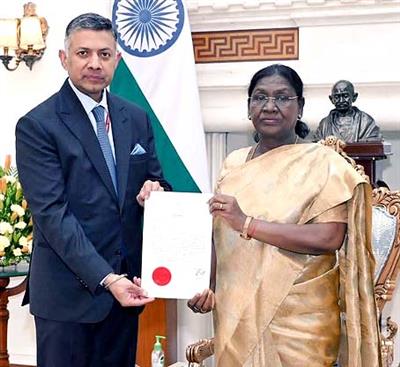 Vikram Doraiswami receives credentials as new envoy to China from President Murmu