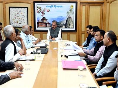 Himachal CM Sukhu chairs high-level review meeting of finance department