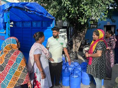 BJP Leader Akshay Sharma Provides Relief in Storm-Affected Areas, Arranges Drinking Water Supply