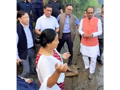 Kiren Rijiju meets flood-affected families in Arunachal Pradesh, assures help