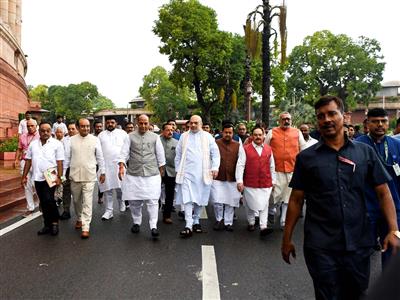 BJP-led NDA Parliamentary Party to hold weekly 'Mangal Milan' meeting today