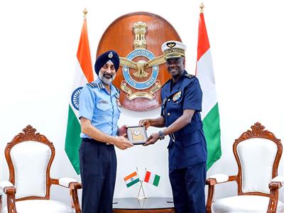 Ivorian Air Force chief meets IAF chief AP Singh, Defence Secy; holds talks on bilateral defence ties