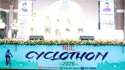 NCC organises Cyclothon 2026 to mark 79 years of India’s Independence