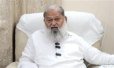 Issue-less and anti-Hindu political parties are turning non-issues into issues to hurt the religious sentiments of Hindus”: Anil Vij