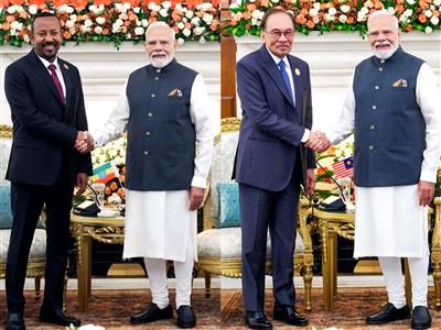 PM Modi discusses trade, defence, semiconductors with Malaysian counterpart; security partnership with Ethiopian PM
