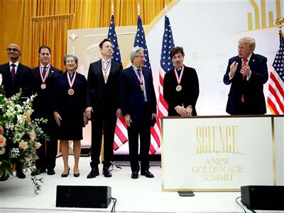 Trump honours six tech giants with National Medals of Science, Technology and Innovation
