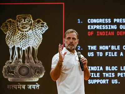 After protest march Rahul Gandhi invites opposition MPs for high tea, next phase of action against EC on agenda
