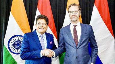 Piyush Goyal holds high-level meetings in Netherlands to boost trade, investment ties